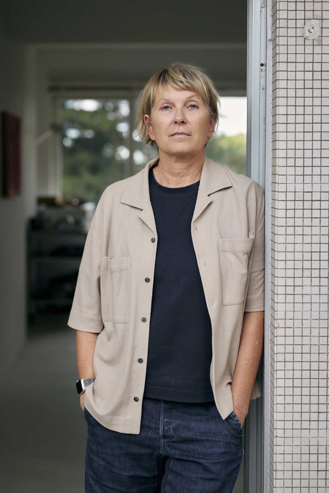 portrait of Edith Dekyndt