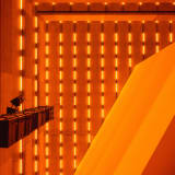 Steve McQueen, Bass, 2024, LED Light and Sound, Courtesy the artist, Co-commissioned work by Laurenz Foundation, Schaulager Basel and Dia Art Foundation, 15 June – 16 November 2025, Schaulager® Münchenstein/Basel (Installation view), Photo: Pati Grabowicz